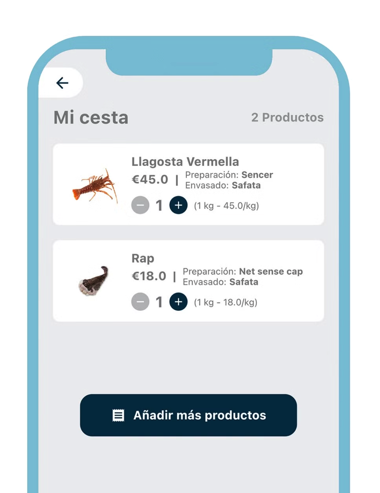 App venta pescado